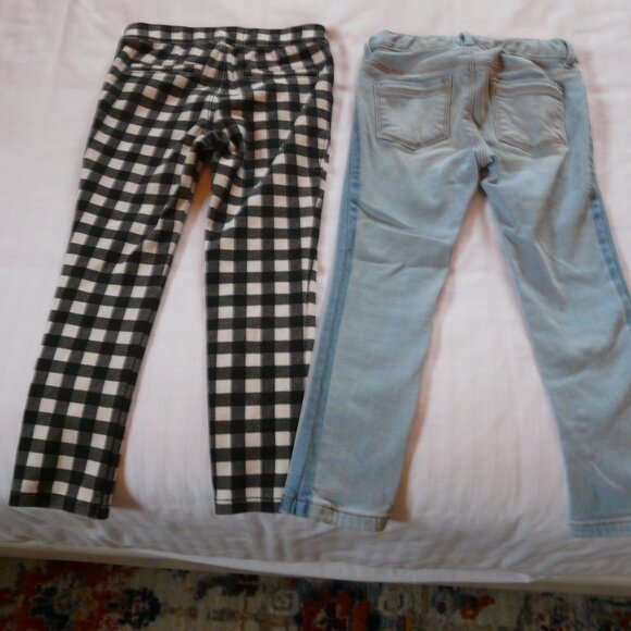 Two Pair of size 4 Old Navy Girls pants Ballerina Jeggings - Picture 5 of 6